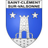 Saint-Clément-sur-Valsonne Sticker wappen, gelsenkirchen, augsburg, klebender aufkleber