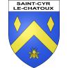 Saint-Cyr-le-Chatoux 69 ville sticker blason écusson autocollant adhésif