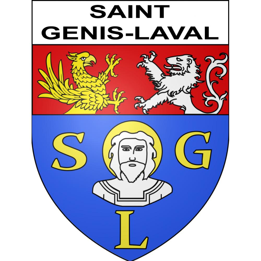 Adesivi stemma Saint-Genis-Laval adesivo