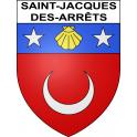 Saint-Jacques-des-Arrêts 69 ville sticker blason écusson autocollant adhésif
