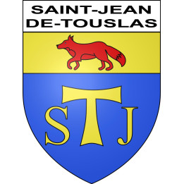 Saint-Jean-de-Touslas Sticker wappen, gelsenkirchen, augsburg, klebender aufkleber