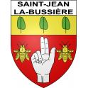 Saint-Jean-la-Bussière 69 ville sticker blason écusson autocollant adhésif