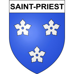 Saint-Priest 69 ville sticker blason écusson autocollant adhésif