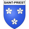 Adesivi stemma Saint-Priest adesivo