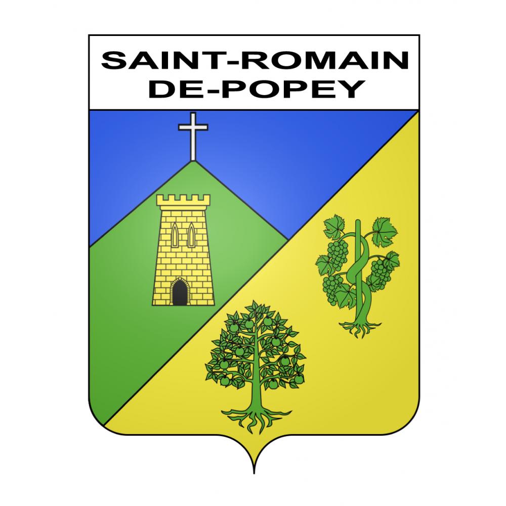 Adesivi stemma Saint-Romain-de-Popey adesivo