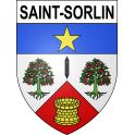 Pegatinas escudo de armas de Saint-Sorlin adhesivo de la etiqueta engomada