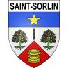 Pegatinas escudo de armas de Saint-Sorlin adhesivo de la etiqueta engomada