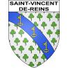 Saint-Vincent-de-Reins 69 ville sticker blason écusson autocollant adhésif