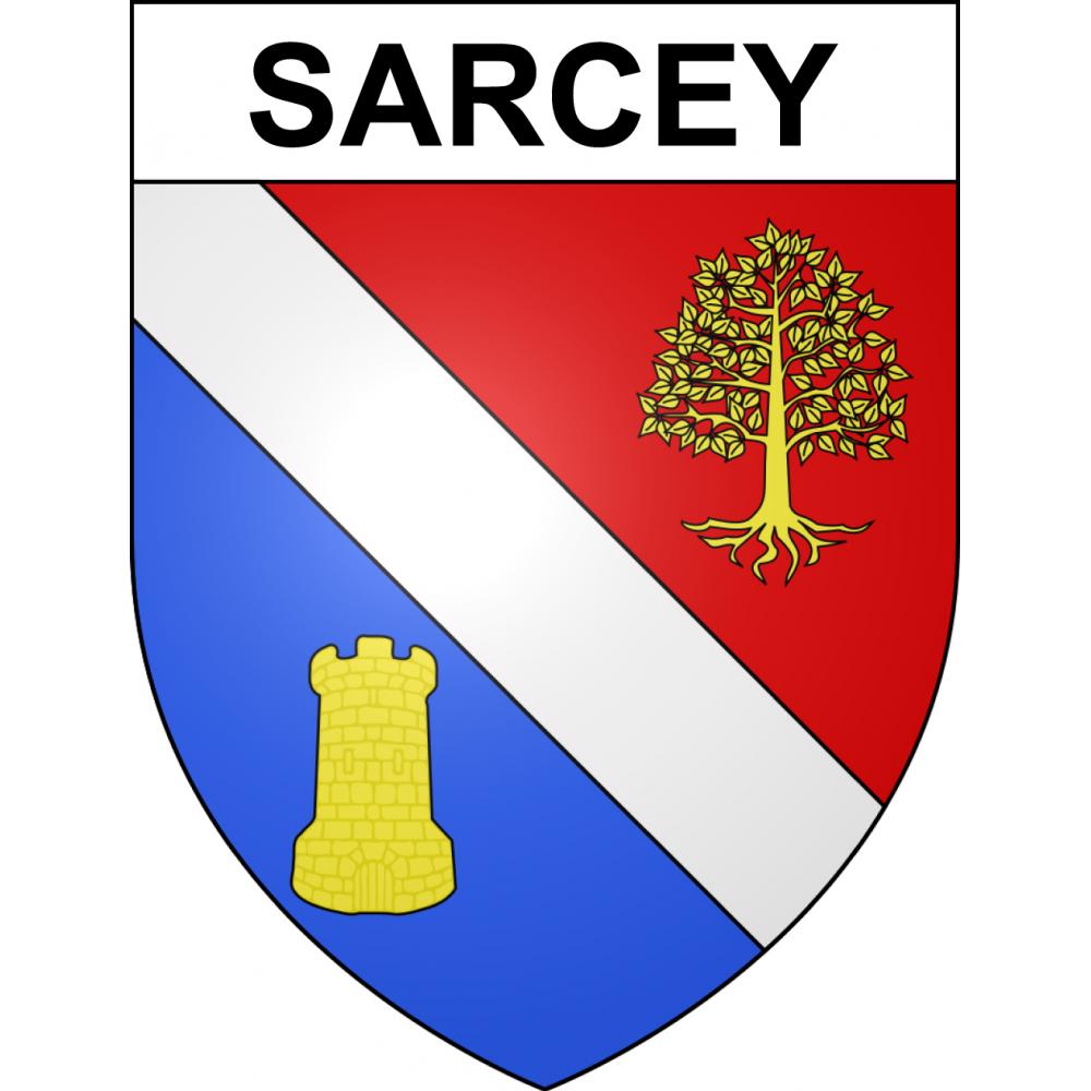 Sarcey 69 ville sticker blason écusson autocollant adhésif