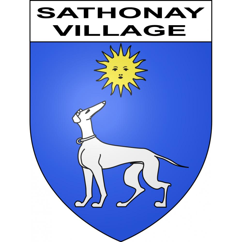 Adesivi stemma Sathonay-Village adesivo