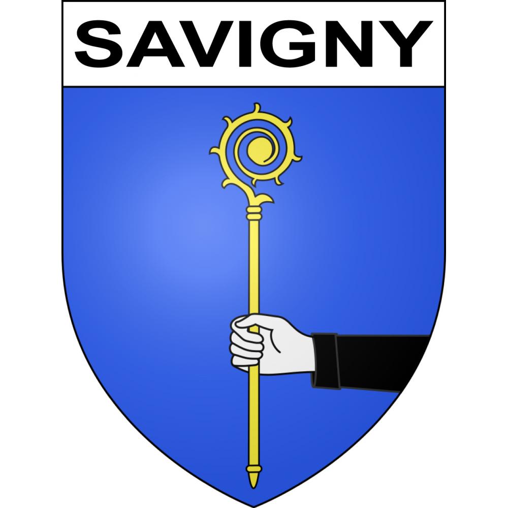 Savigny 69 ville sticker blason écusson autocollant adhésif
