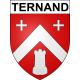 Ternand 69 ville sticker blason écusson autocollant adhésif