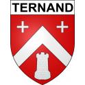 Pegatinas escudo de armas de Ternand adhesivo de la etiqueta engomada