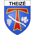 Adesivi stemma Theizé adesivo