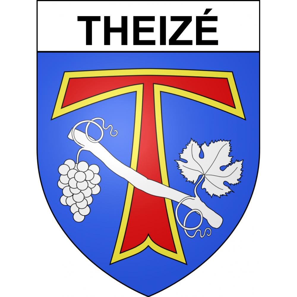 Theizé Sticker wappen, gelsenkirchen, augsburg, klebender aufkleber
