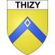 Thizy Sticker wappen, gelsenkirchen, augsburg, klebender aufkleber