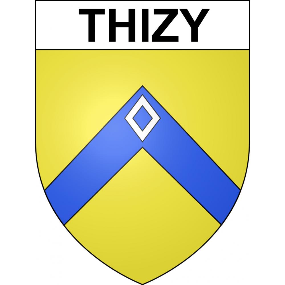 Stickers coat of arms Thizy adhesive sticker