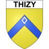 Stickers coat of arms Thizy adhesive sticker