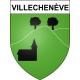 Stickers coat of arms Villechenève adhesive sticker
