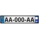 64 Pau autocollant sticker plaque immatriculation auto ville