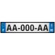 64 Pau autocollant sticker plaque immatriculation auto ville