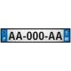 Ethereum logo plaque immatriculation numéro au choix voiture autocollant sticker logo54