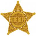 Etoile sheriff autocollant sticker logo564