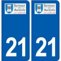 21 Nuits-Saint-Georges logo autocollant plaque stickers ville