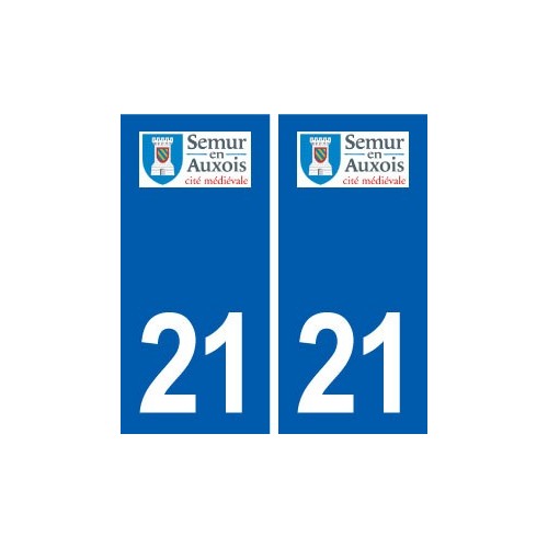 21 Nuits-Saint-Georges logo autocollant plaque stickers ville