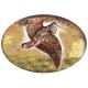 Oiseau vol ovale autocollant sticker logo985