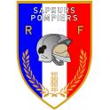 Sapeurs pompiers RF logo groupe d'intervention autocollant sticker logo535