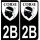 64 Pau sticker plate registration city