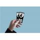 2B Corse blason drapeau noir autocollant sticker