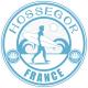 Hossegor France Surf vague mer coquillage soleil autocollant sticker logo366