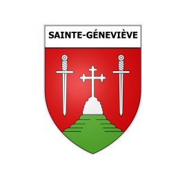 Sainte-Geneviève 54 ville Stickers blason autocollant adhésif