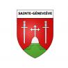 Sainte-Geneviève 60 ville Stickers blason autocollant adhésif