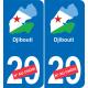 France carte drapeau autocollant sticker plaque immatriculation
