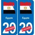 Ägypten karte fahne aufkleber sticker plakette ez