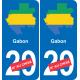 France carte drapeau autocollant sticker plaque immatriculation