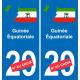 Äquatorialguinea karte fahne aufkleber sticker plakette ez