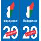 France carte drapeau autocollant sticker plaque immatriculation