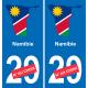 France carte drapeau autocollant sticker plaque immatriculation