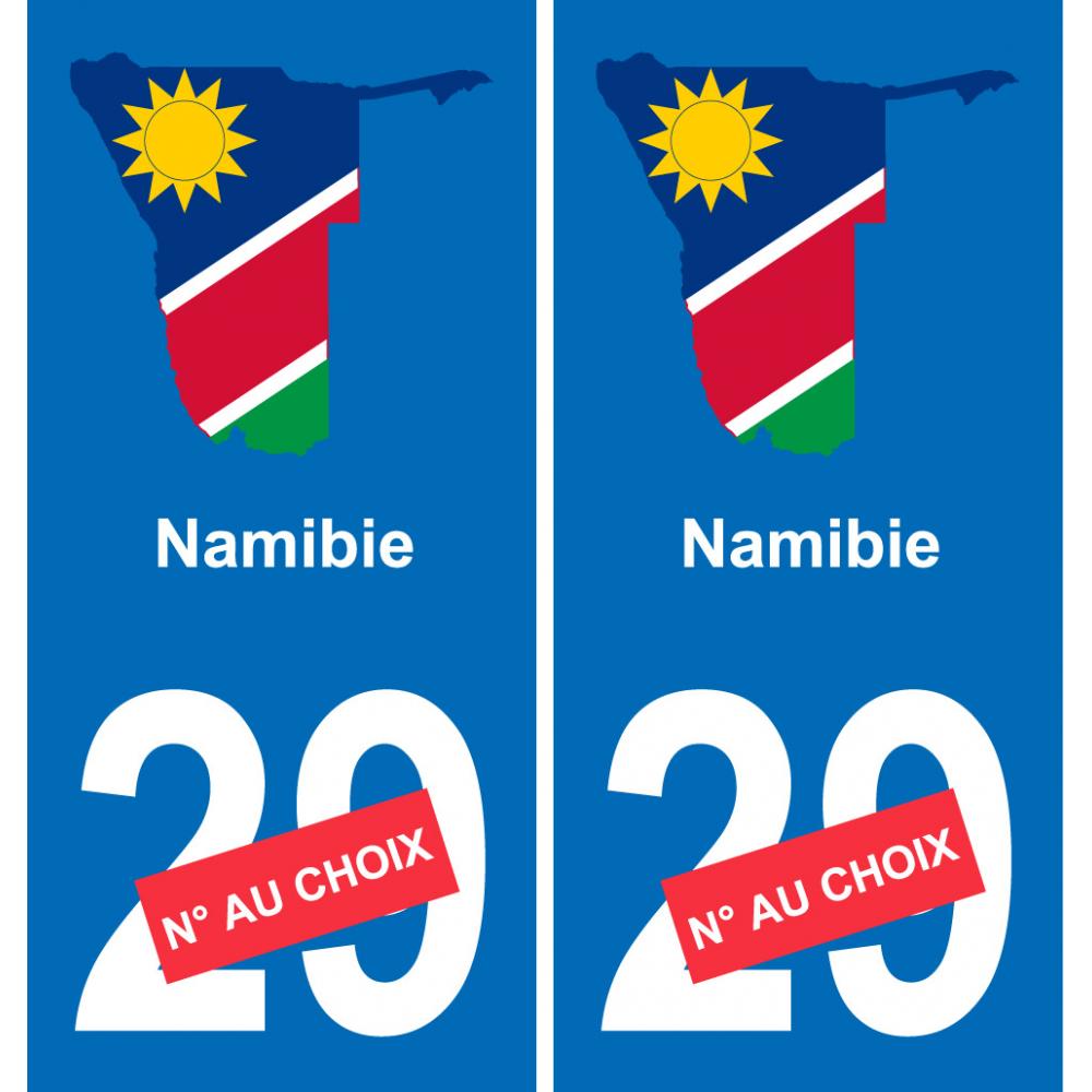 Namibia map flag sticker sticker plaque immatriculation