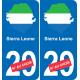 Sierra Leone karte fahne aufkleber sticker plakette ez