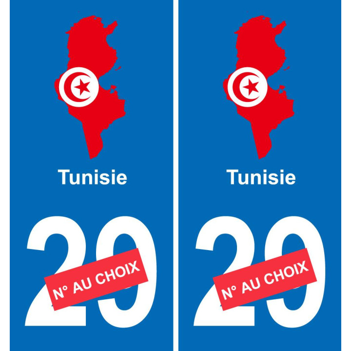 Tunesien karte fahne aufkleber sticker plakette ez