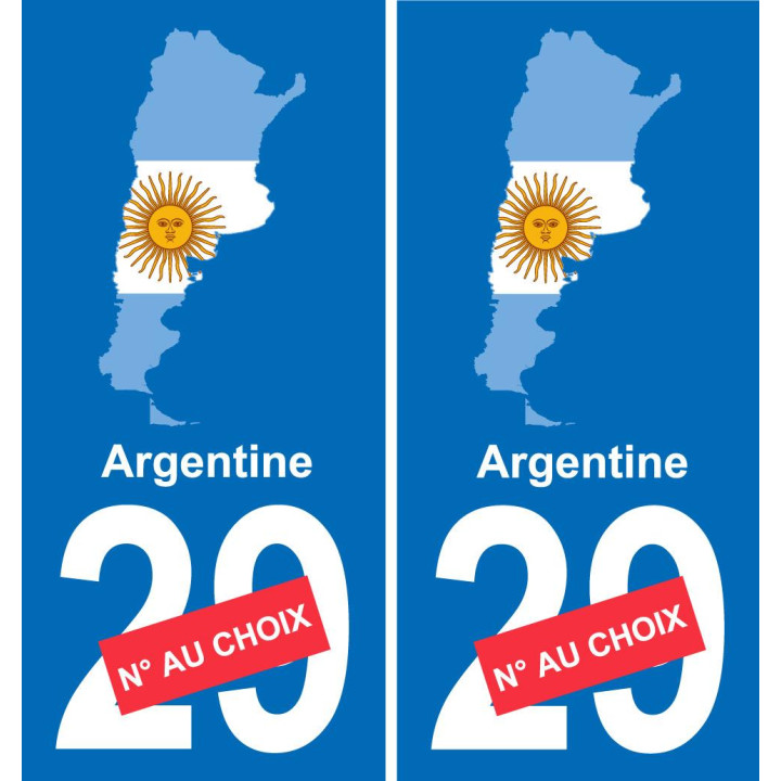 Argentinien karte fahne aufkleber sticker plakette ez