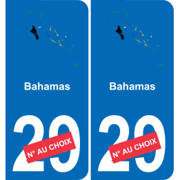 bahamas karte fahne aufkleber sticker plakette ez
