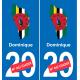 France carte drapeau autocollant sticker plaque immatriculation