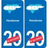 France carte drapeau autocollant sticker plaque immatriculation