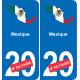 France carte drapeau autocollant sticker plaque immatriculation